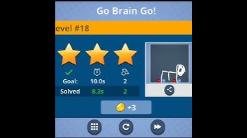 level 18 to 19 in brain it on game #shorts #brainiton #games
