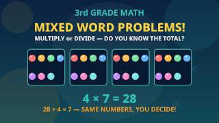 Multiplication & Division Word Problems | Multiply or Divide | 3rd Grade Math for Kids