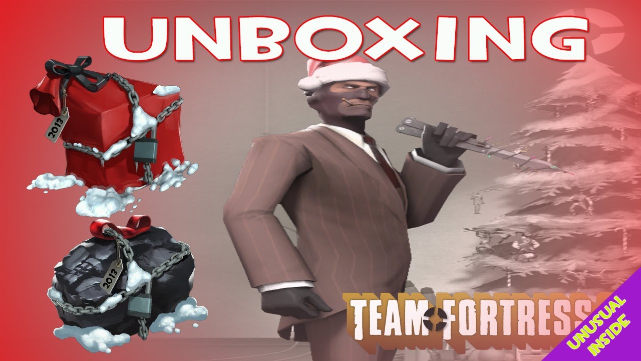 TF2:  Unboxing 5 Nice and 5 Naughty Crates 2013 - Unusual Edition