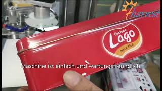 Halbautomatisches Keksbehälterband Um Die Maschine,Handbuch Der Metallblechbandmaschine