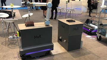 MiR with UR5 and RG2 application