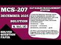 P2- Second Normal Form and CREATE TABLE Command in SQL | Database Normalization | MCS 207 Important