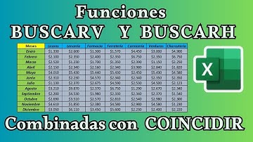 Función BUSCARV Y BUSCARH Combinadas Con Función COINCIDIR de Excel, El Mejor Buscador!