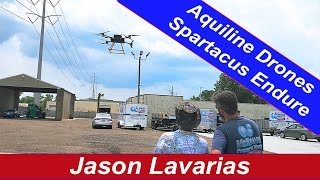 Flying the Aquiline Drones Spartacus Endure Pressure Washing Drone screenshot 3