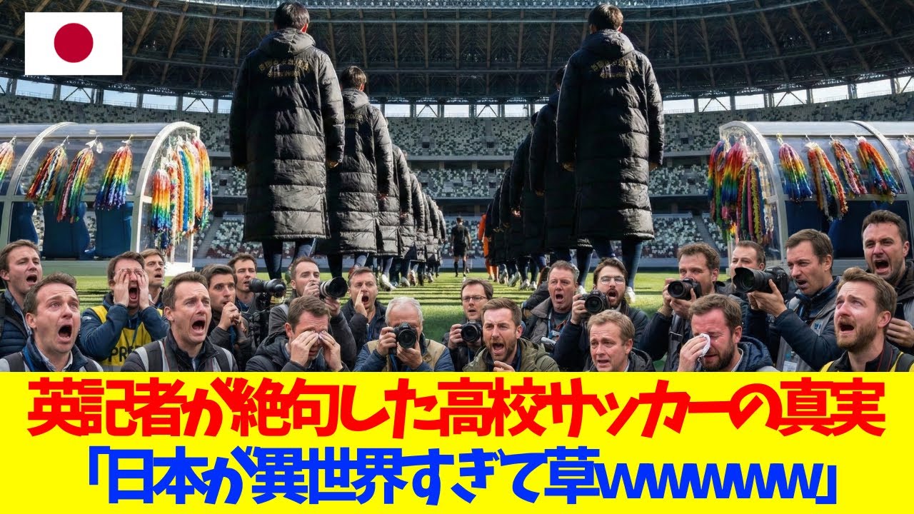 【海外の反応】欧州スカウトが日本の高校サッカーを見て絶句…「もう見誤ってた」