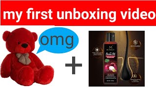 Tedy bear  4 feet or Natural red onion oil simsim app unboxing screenshot 3