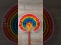 Rainbow Domino Circle #rainbow #domino #short#satisfying