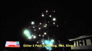 Glitter 3 Pack - Competition Fireworks