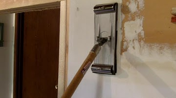 How to Sand Drywall Using a Pole Sander Video