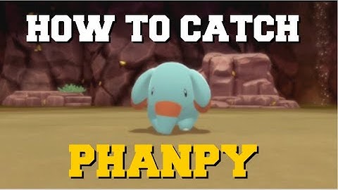 HOW TO CATCH PHANPY IN POKEMON BRILLIANT DIAMOND AND SHINING PEARL