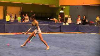 2015 年度全港藝術體操公開賽~一級 公開組棒操~Chan Cheuk Tsz