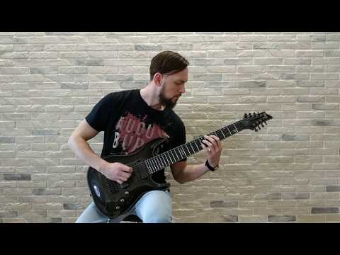 8-струнная электрогитара SCHECTER HELLRAISER HYBRID C-8 (TRANS BLACK BURST), видео 1