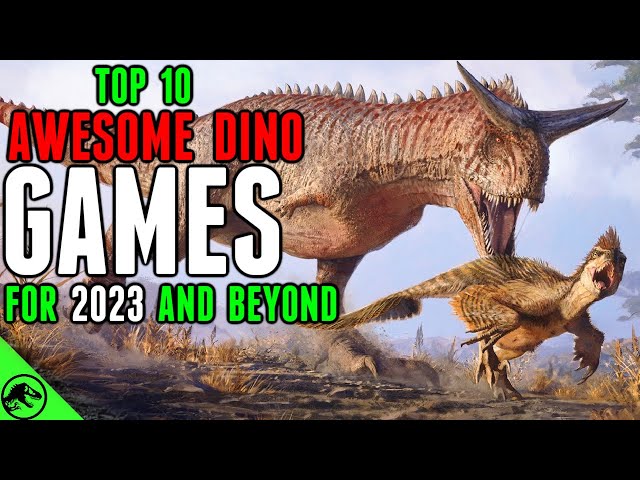 Top 10 BEST Dinosaur Games coming in 2022! 