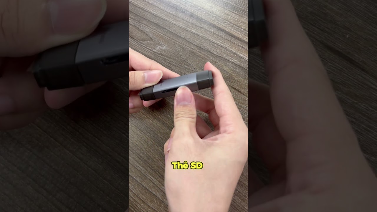 🎥 Đầu Đọc Thẻ Nhớ Đa Năng Tốc Độ Cao Baseus Lite Series USB-A & Type-C to SD/TF Card Reader — Video review, click xem trên YouTube