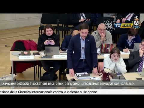 LA MOZIONE DISCUSSA E LA GESTIONE DEGLI ORDINI DEL GIORNO: IL PROBLEMA E' DEMOCRATICO? | 10/12/2024