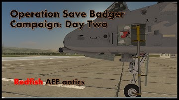 A-10C DCS World - Operation Save Badger Campaign - Day 2