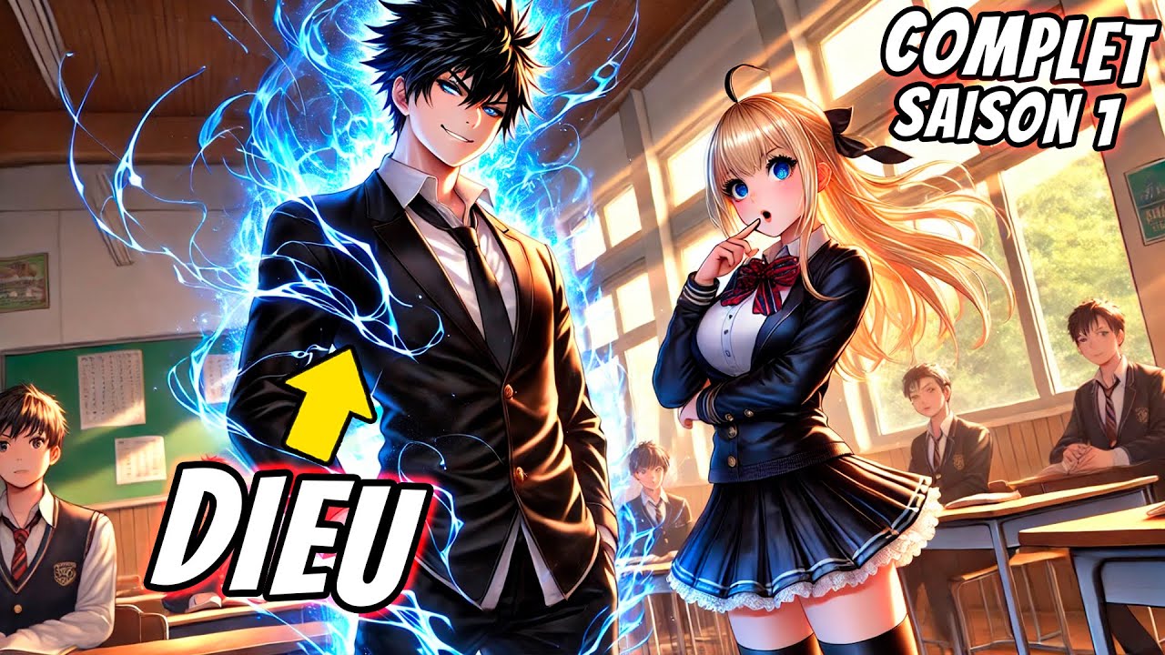 1-4 UN DIEU ILLIMITÉ CACHE SON POUVOIR & VA À L'ACADÉMIE POUR TROUVER UNE PETITE AMIE  MANHWA Resumé