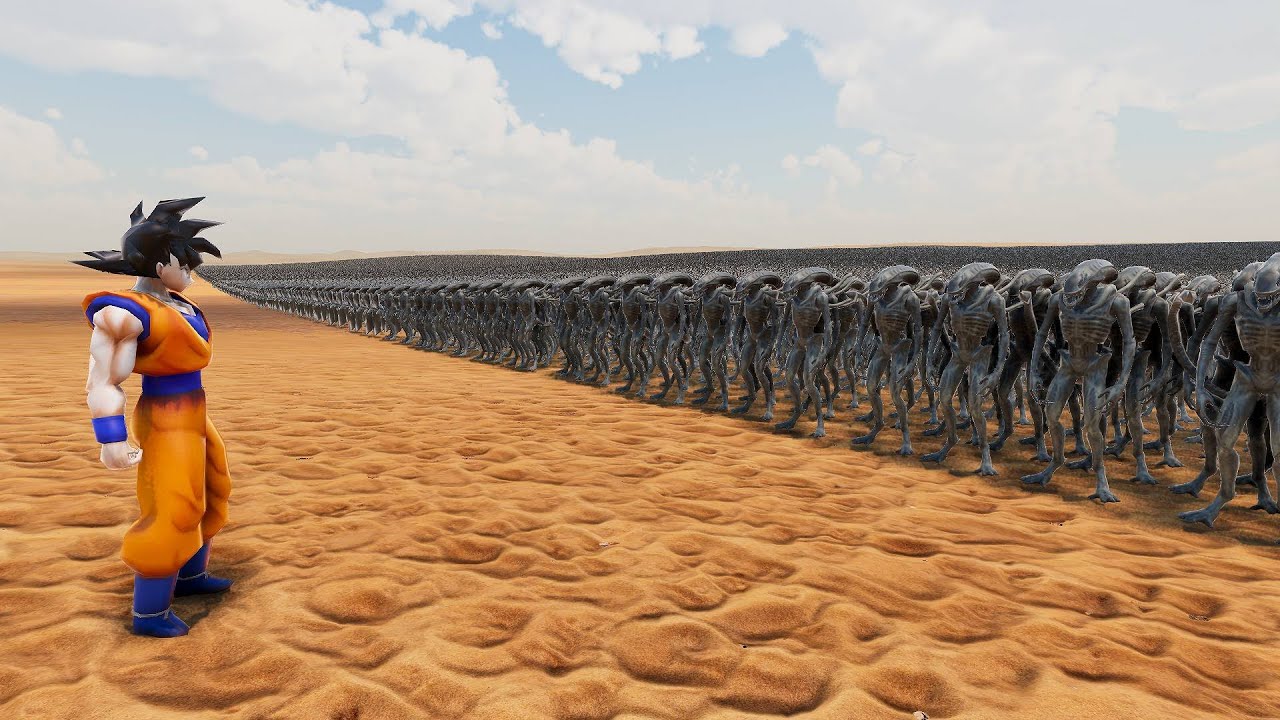 GOKU vs 350,000 ALIENS - Ultimate Epic Battle Simulator 2 | UEBS 2