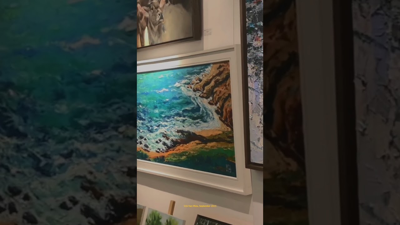 NGUYEN ART GALLERY on a rainy day 🌨️🌧️ 