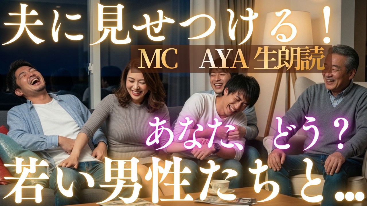 夫に見せつけたい！若い研修生たちと。あなたどう？やきもちやく？【朗読・小説】