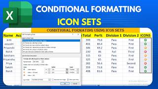 Conditional Formatting Icon Sets in Excel | Excel में Icon Sets कैसे Use करें .
