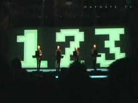 Kraftwerk "Numbers/ComputerWelt" Zaragoza 20061111