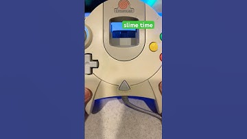 Quick Cleaning A Retro Controller 🧽 But With Slime 😊 #asmr #gaming #retrogaming #sega #games #slime