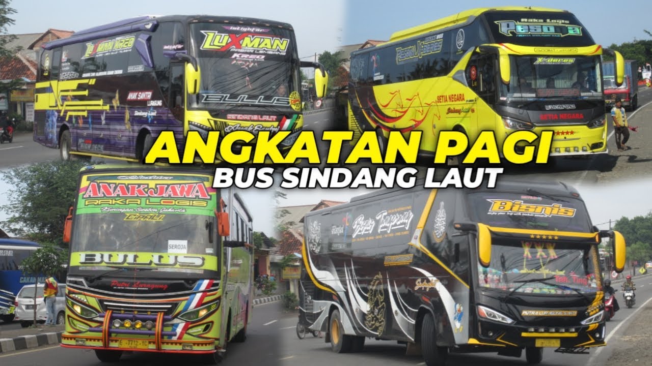 RAMAI SEKALI❗|| ANGKATAN PAGI BUS SINDANG LAUT