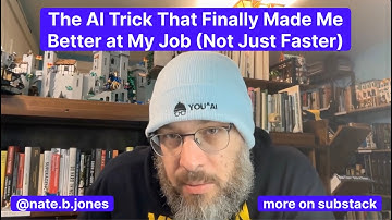 The Al Trick That Finally Made Me Better at My Job (Not Just Faster)