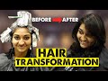 Hair transformation by hair colouring and ayurvedic pedicure  neels 