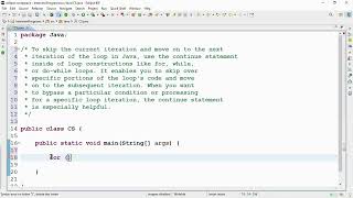 Continue Statement Java Wealth