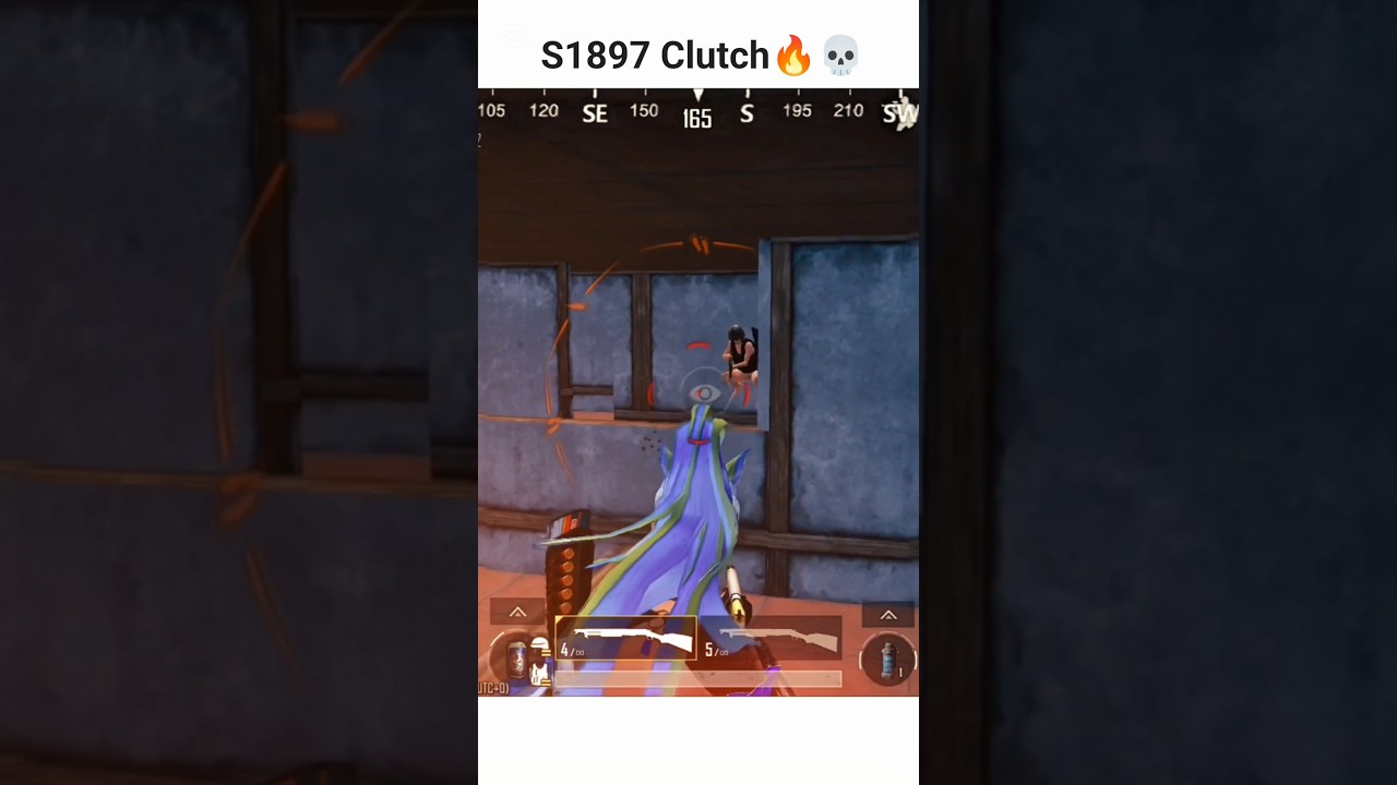 🔥 S1897 One Shot Clutch 💀 | PUBG Mobile Shorts    