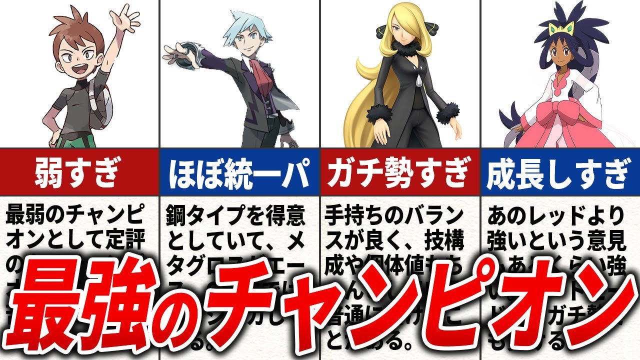 ポケモン チャンピオン 最強