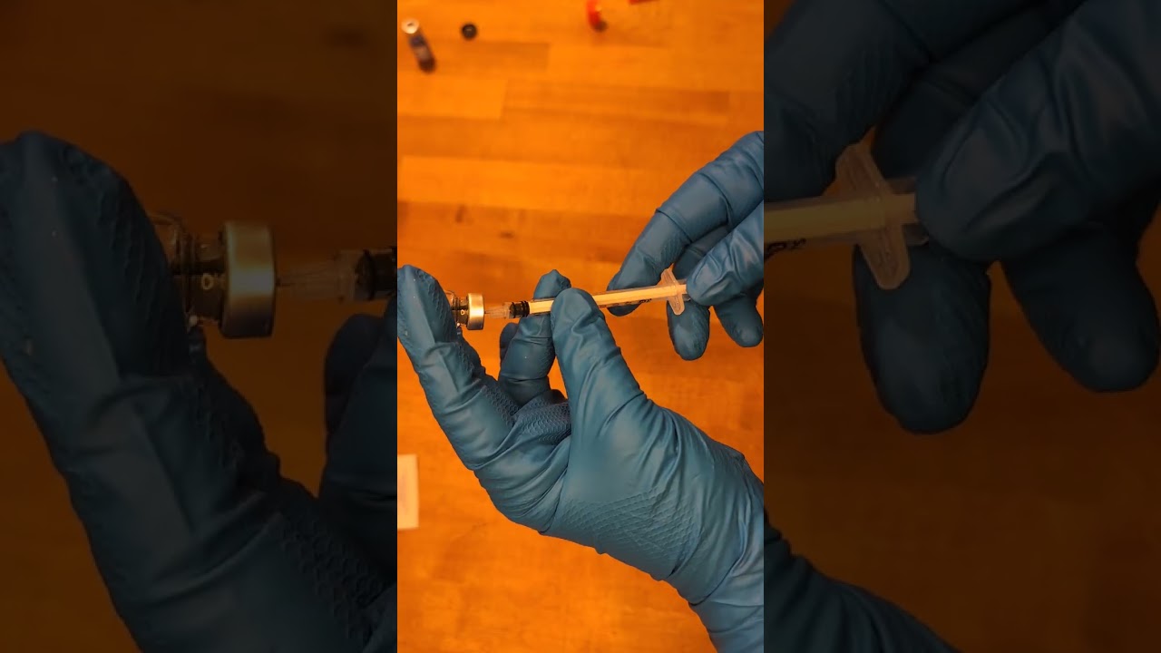 Beginner video for withdrawal of GLP-2 from vials 