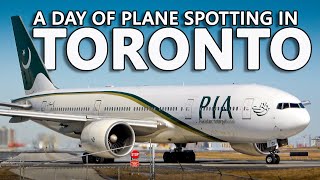 TORONTO PEARSON PLANE SPOTTING! Heavy Traffic at YYZ [4K]