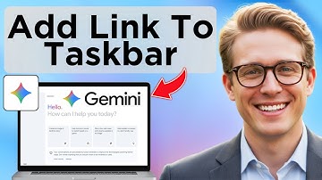How to Add Pin Gemini Link Icon to Desktop & Taskbar Toolbar with Microsoft Edge on Windows (Update)