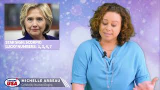 Hillary Clinton - Celebrity Numerology Profile for LotteryUSA com by Numerologist Michelle Arbeau