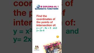 IB Diploma HL1 || Quadratic Functions #maths