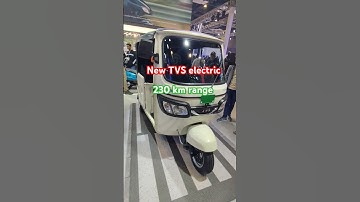New TVS electric auto rickshaw (230km ranege coming soon..)