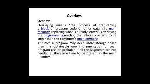 System Software - Direct Linking Loaders - Overlays - Dynamic Loading