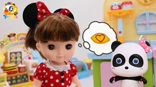 키키묘묘 레스토랑 가게놀이 | 장난감 | 인형놀이 | 베이비버스 장난감 친구들 screenshot 5