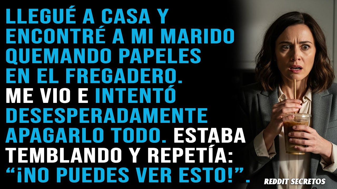 Sorprendí a mi marido quemando secretos: sus manos temblaban mientras sus ojos aterrorizados gritaba