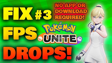 how to fix fps drops in Pokemon Unite #3 no app or download required!