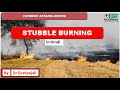Stubble Burning l stubble burning UPSC