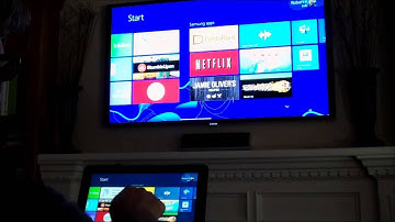 Intel Windows 8 Tablet Wireless HDMi to TV via Intel WiDi / Miracast