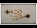 Pearly Affair/Dangling Earrings/Jewelry making/Aretes Tutorial diy