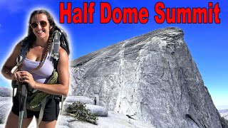 The Ultimate Half Dome Backpacking Guide: Half Dome Summit  Yosemite National Park (2023) 4K