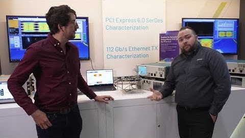 Tektronix PCI Express 6.0 Transmitter Test Demonstration on Synopsys PHY