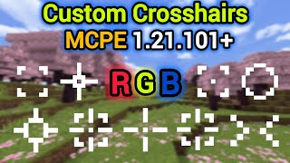 Custom RGB Crosshair For Minecraft Bedrock 1.21.101+