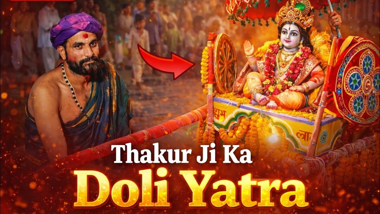 🌺 Thakur Ji Ki Doli yatra Darshan 🙏 Thakur Ji blessings ✨
